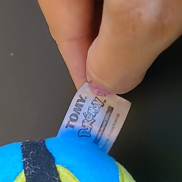 Pokemon Plush Pokeball Master Ball blue and yellow - Picture 2 of 4